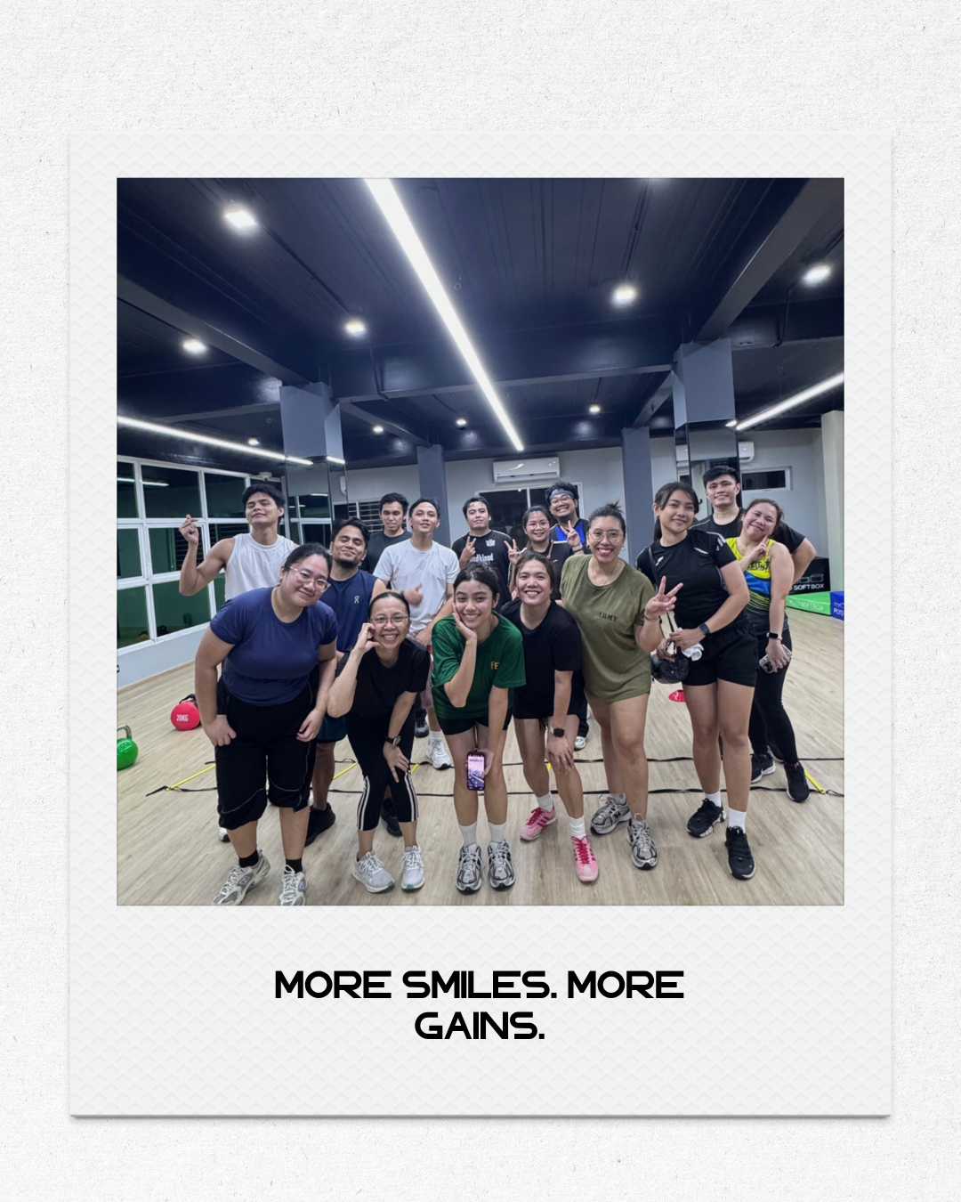 MORE SMILES. MORE GAINS